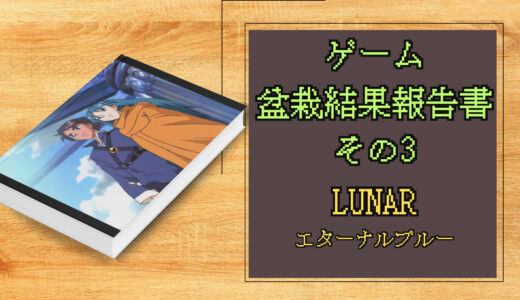 ゲーム盆栽結果報告書その3 LUNAR エターナルブルー